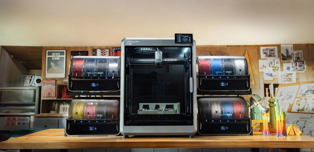2026 Multi-Colour 3D Printer Guide: Creality K2 Plus Combo vs Bambu Lab