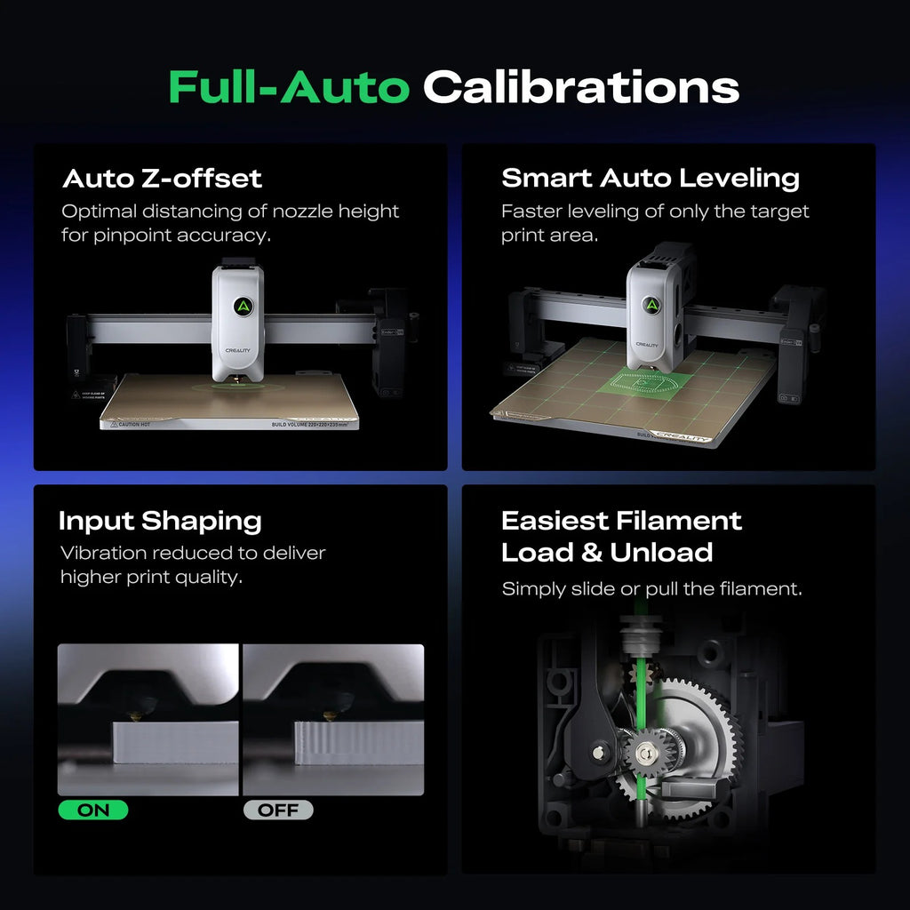 Creality Ender-3 V4 Combo Multi-Color 3D Printer | Auto-Leveling & 500mm/s High-Speed Printing [Official Global Version]