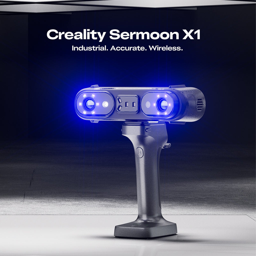 Creality 創想三維 Sermoon X1 工業級 3D 掃描器 | 計量級混合雷射與攝影測量技術