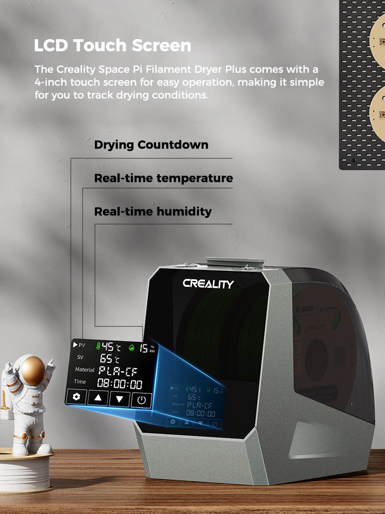 Creality Space Pi 耗材烘乾盒 Plus | 雙盤雙孔烘乾盒 | 官方授權正品