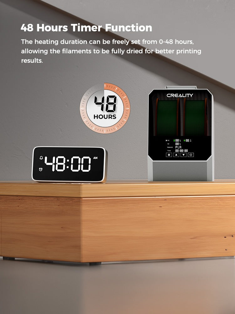 Creality Space Pi 耗材烘乾盒 Plus | 雙盤雙孔烘乾盒 | 官方授權正品