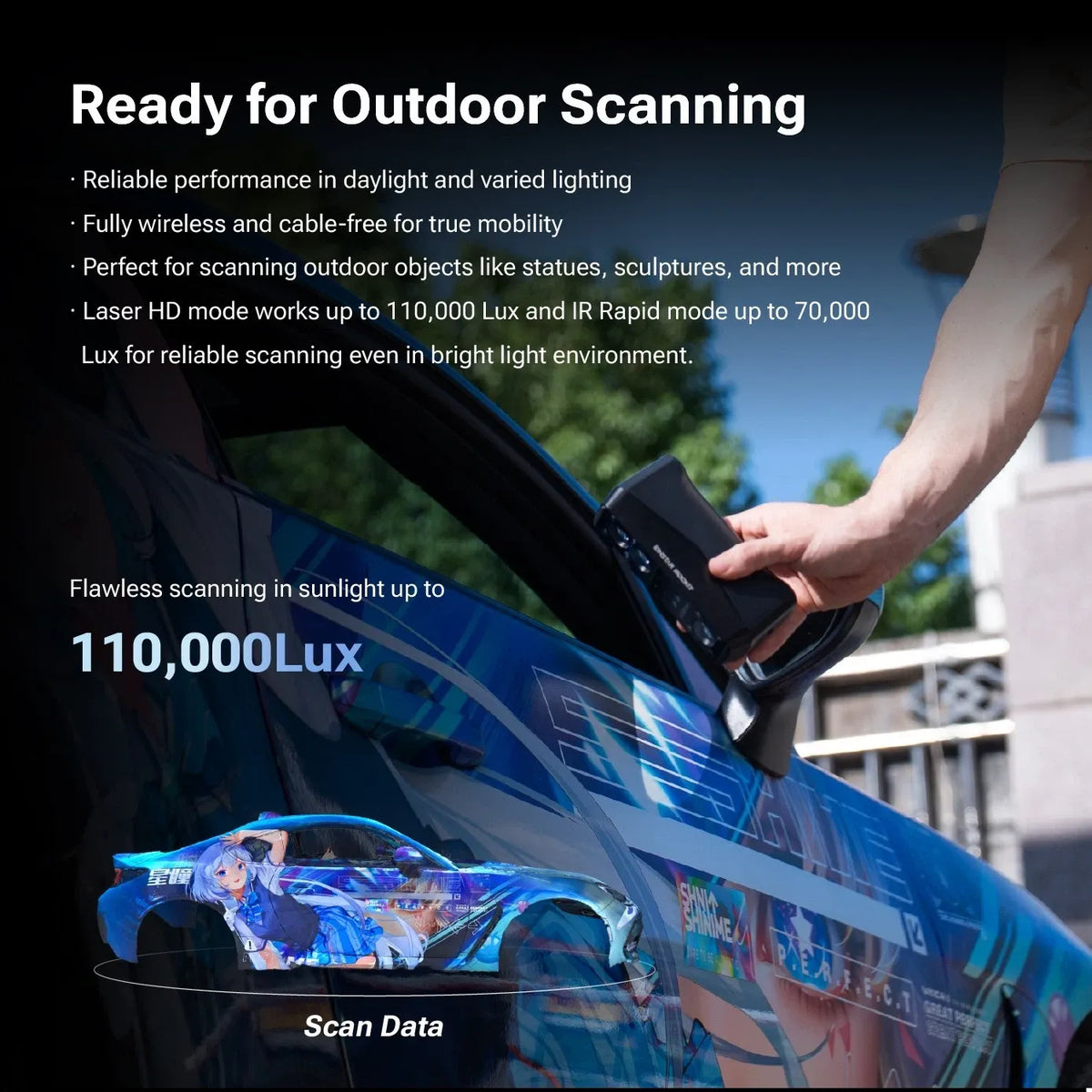 SHINING 3D EINSTAR Rockit Handheld 3D Scanner | Industrial-Grade Accuracy & High-Speed Scanning [Official Stock]
