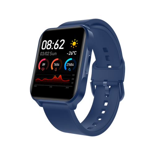 Benio Smart Watch BENIO Lark Smart Watch - Lightweight Everyday Smartwatch with Health & Fitness Tracking Blue